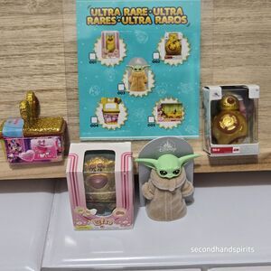 Mini Brands Disney 2 Gold Lot Lotso Star Wars BB-8 Yoda Minnie Shopping